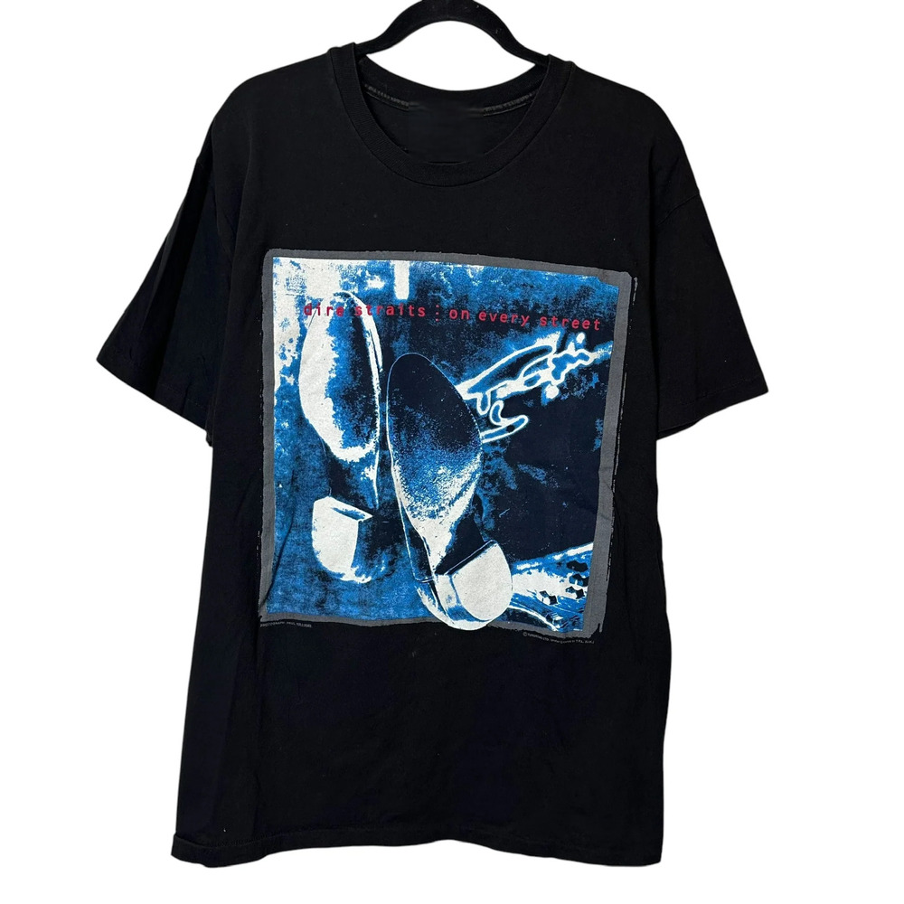1992 Dire Straits Black T-shirt Unisex